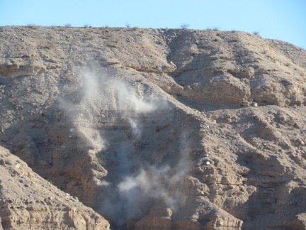 Avalanche in Afton Canyon, CA