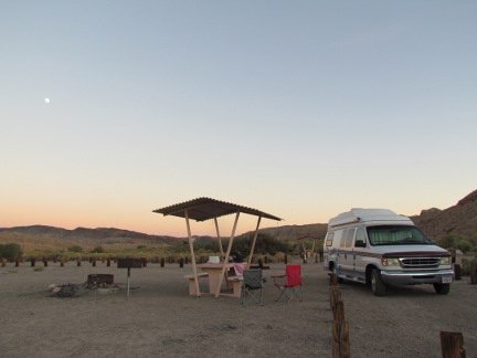 Camped at Afton Canyon Campground in CA