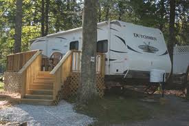 Rental Camper at a Campground