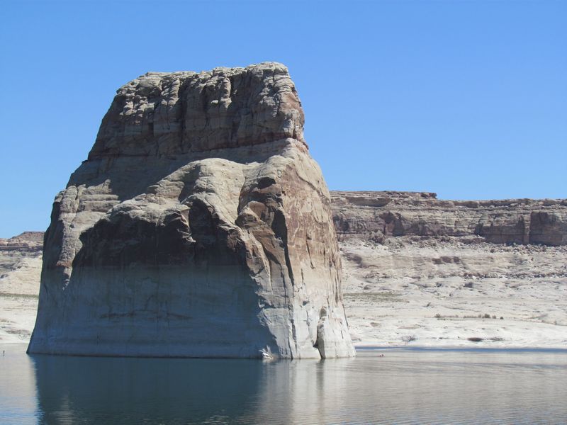 Our view of Lone Rock